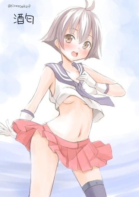 【艦これ】酒匂の二次エロ画像　50枚【艦隊これくしょん】 45