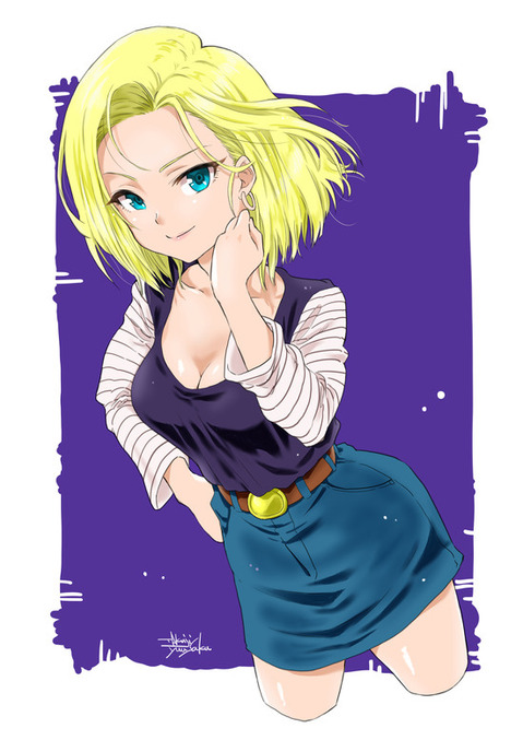 【ドラゴンボール】18号の二次エロ画像②　90枚【DRAGON BALL】 65