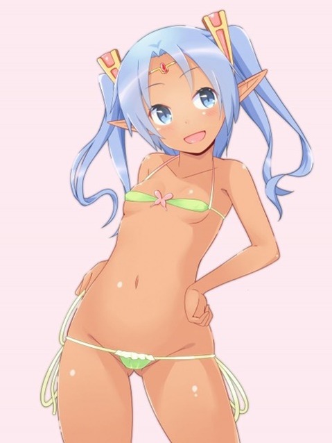 褐色肌がセクシーな女の子の二次エロ画像②　100枚 33