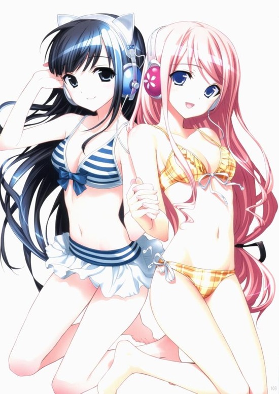 【非エロ】海で楽しそうにハシャぐ女の子たちのビキニ画像がみたい！ 22