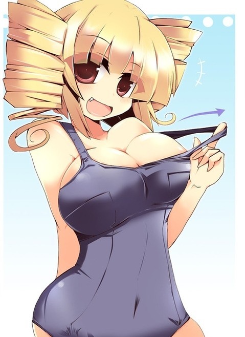 スク水(スクール水着)を着てる可愛い女の子の二次エロ画像⑥　100枚 41