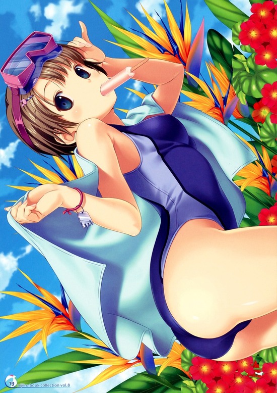 【非エロ】ロリなのに巨乳キャラな女の子のビキニや競泳水着画像がみたい！ 13