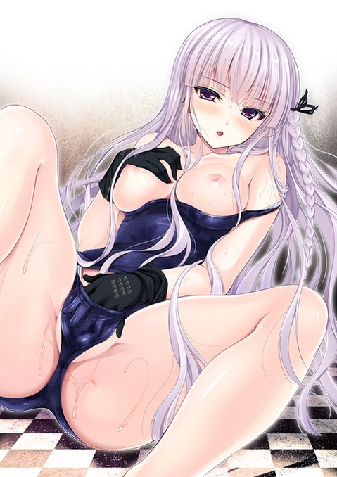 スク水(スクール水着)を着てる可愛い女の子の二次エロ画像⑥　100枚 73