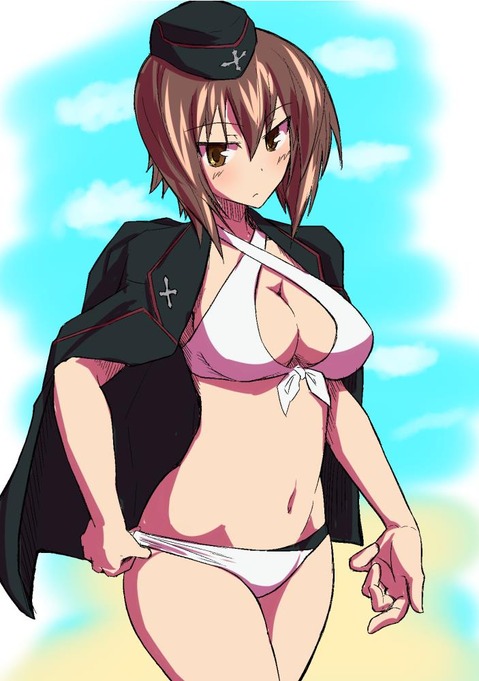 【ガルパン】西住まほの二次エロ画像　50枚【ガールズ＆パンツァー】 7
