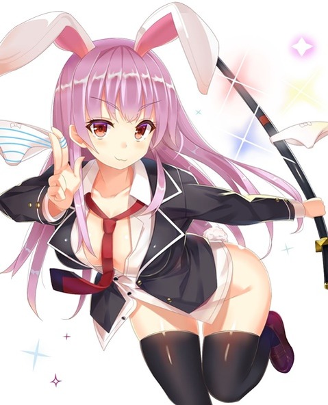 うさ耳が可愛い女の子の二次エロ画像⑤　100枚 13
