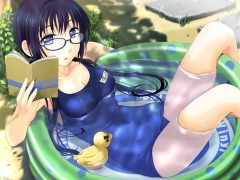 スク水(スクール水着)を着てる可愛い女の子の二次エロ画像④　100枚 47