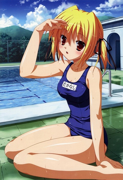 スク水(スクール水着)を着てる可愛い女の子の二次エロ画像⑤　100枚 24