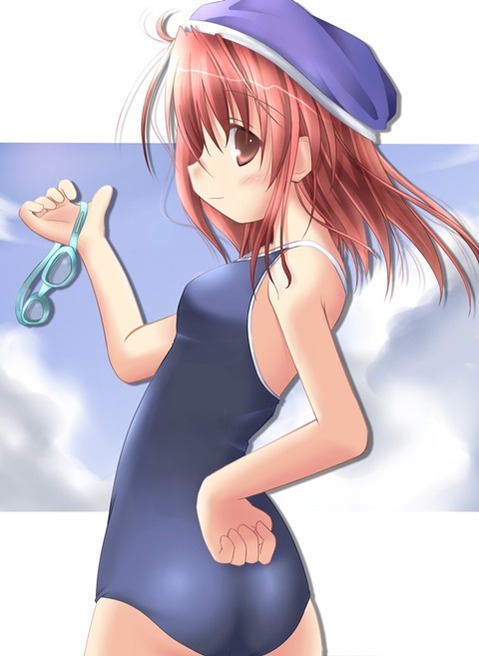 スク水(スクール水着)を着てる可愛い女の子の二次エロ画像⑥　100枚 89