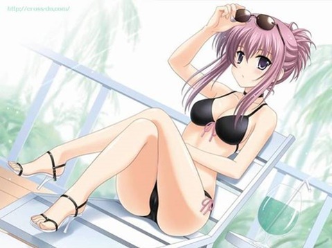 ポニーテールが可愛い女の子の二次エロ画像⑮　25枚 1