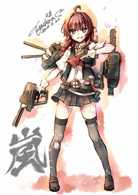【艦これ】嵐・萩風の二次エロ画像①　100枚【艦隊これくしょん】 1