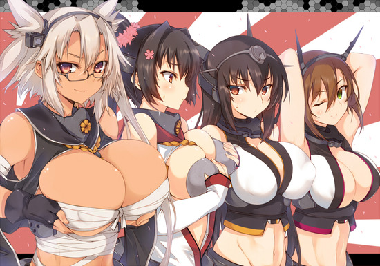 【二次】【艦これ】みんなで集まっている集合絵が見たい！ 2 12