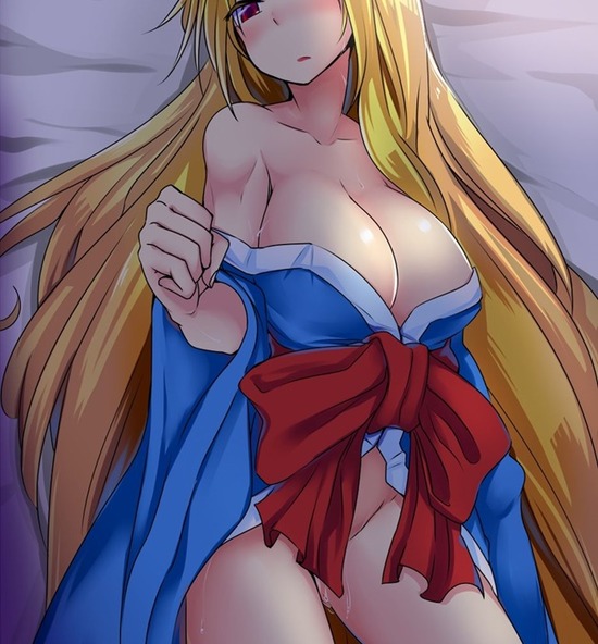 【二次エロ】【東方Project】角が生えた二次キャラ、星熊勇儀姐さんの爆乳オッパイにハマりそうな画像がみたい！① 13