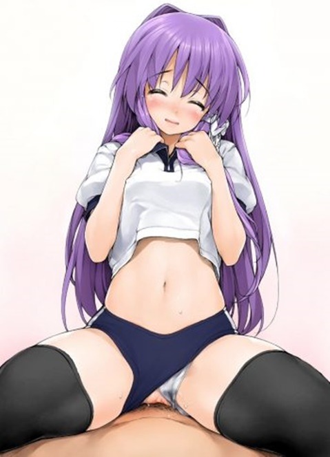 ニーソ・ニーハイを履いた女の子の二次エロ画像⑧　100枚 13
