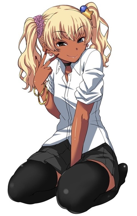 褐色肌がセクシーな女の子の二次エロ画像①　100枚 20
