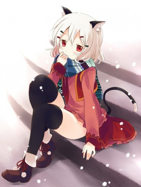 猫耳が可愛い女の子の二次エロ画像②　100枚 59