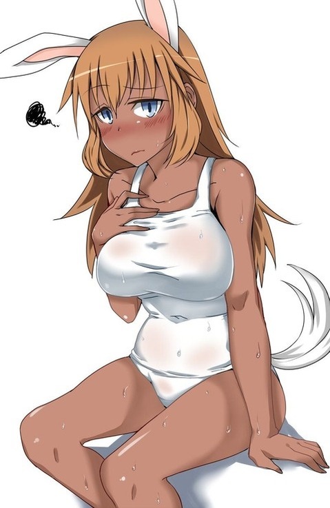 スク水(スクール水着)を着てる可愛い女の子の二次エロ画像③　100枚 57