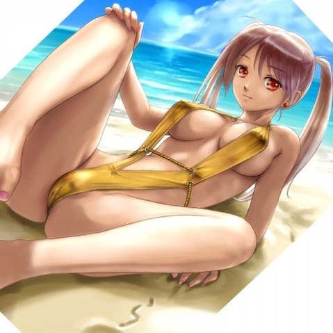 褐色肌がセクシーな女の子の二次エロ画像①　100枚 92