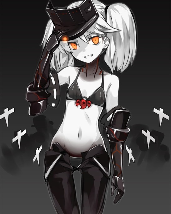 【非エロ】【艦これ】可愛い艦娘が深海棲艦化したカッコイイ系の画像がみたい！① 1