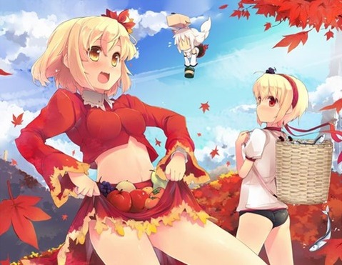 【東方】秋穣子・秋静葉の二次エロ画像③　100枚【東方Project】 4
