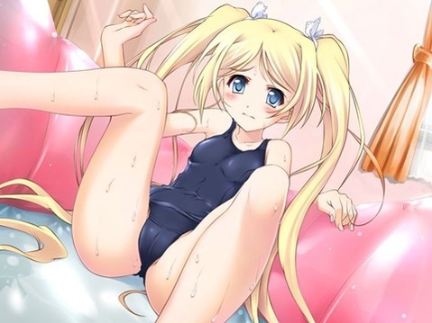 スク水(スクール水着)を着てる可愛い女の子の二次エロ画像⑥　100枚 78
