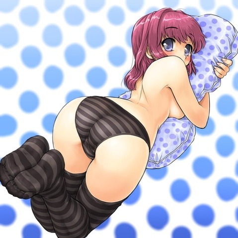 ニーソ・ニーハイを履いた女の子の二次エロ画像⑦　100枚 93