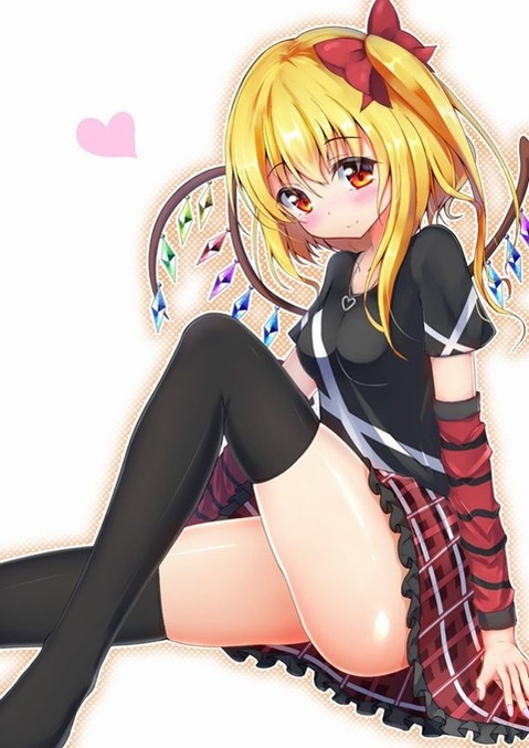 ニーソ・ニーハイを履いた女の子の二次エロ画像⑤　100枚 25