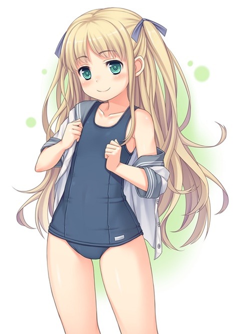 スク水(スクール水着)を着てる可愛い女の子の二次エロ画像②　100枚 16