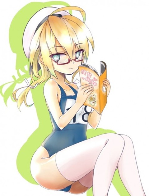 スク水(スクール水着)を着てる可愛い女の子の二次エロ画像③　100枚 36