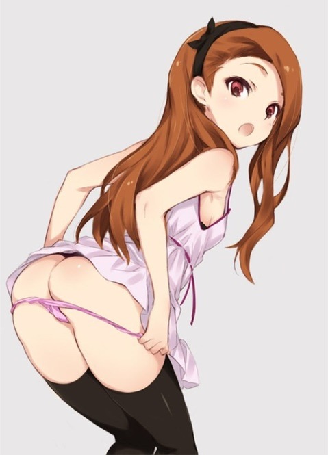ニーソ・ニーハイを履いた女の子の二次エロ画像⑧　100枚 74