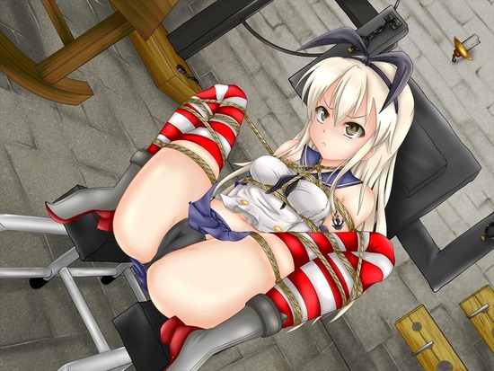 【拘束】 ガッチリと固定された美少女をレイプする二次エロ画像がみたい！ 24
