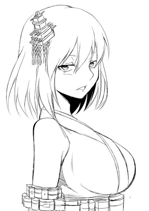 【艦これ】山城の二次エロ画像②　25枚【艦隊これくしょん】 16