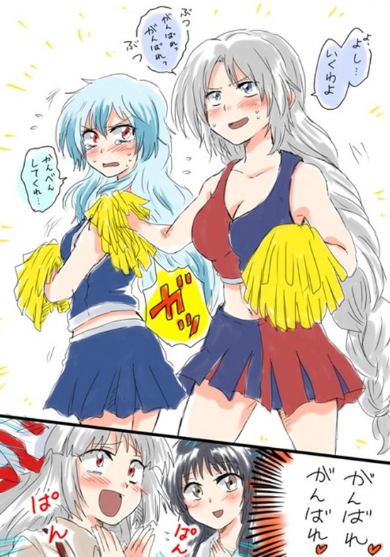 【二次エロ】可愛いチアガールの女の子に応援されて元気がでる画像がみたい！ 18