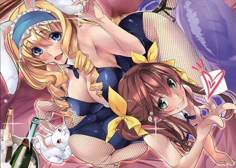 うさ耳が可愛い女の子の二次エロ画像②　100枚 42