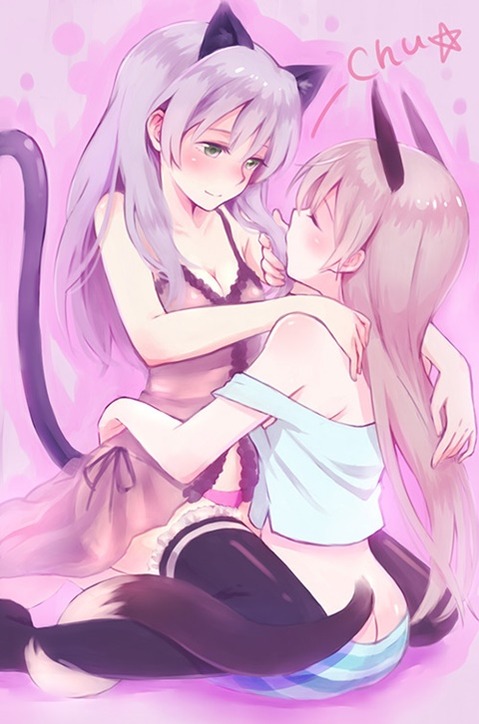 猫耳が可愛い女の子の二次エロ画像⑤　100枚 13