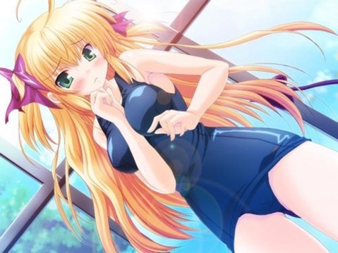 スク水(スクール水着)を着てる可愛い女の子の二次エロ画像⑥　100枚 42