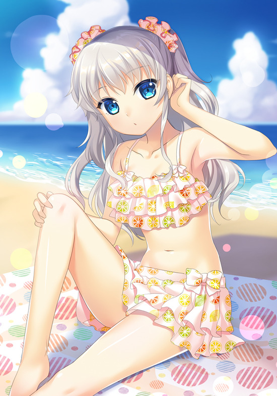 【非エロ】ロリなのに巨乳キャラな女の子のビキニや競泳水着画像がみたい！ 6