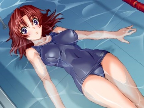 スク水(スクール水着)を着てる可愛い女の子の二次エロ画像④　100枚 31
