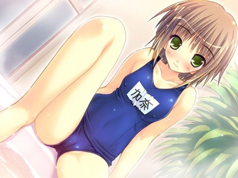 スク水(スクール水着)を着てる可愛い女の子の二次エロ画像④　100枚 68