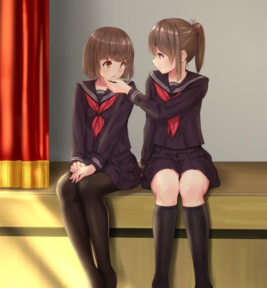 【二次】【非エロ】美少女の可愛くてお似合いな制服姿にキュンとしちゃう画像がみたい！ 21