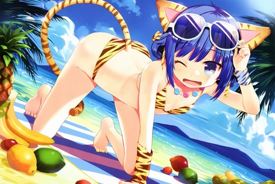 【二次エロ】虎柄のビキニを着ている可愛い女の子たちのエロ画像がみたい！② 18