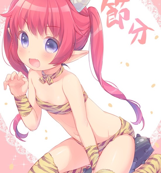 【二次エロ】虎柄のビキニを着ている可愛い女の子たちのエロ画像がみたい！② 7