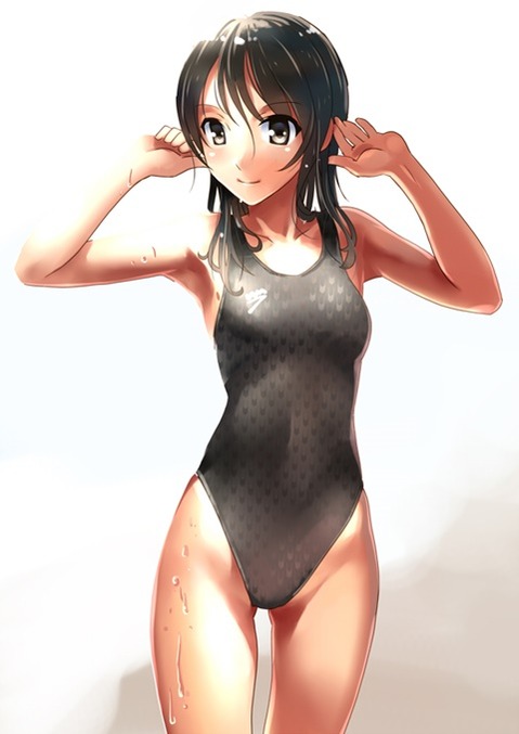 スク水(スクール水着)を着てる可愛い女の子の二次エロ画像⑤　100枚 79
