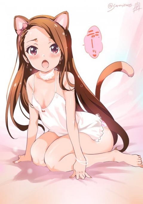 猫耳が可愛い女の子の二次エロ画像⑤　100枚 32