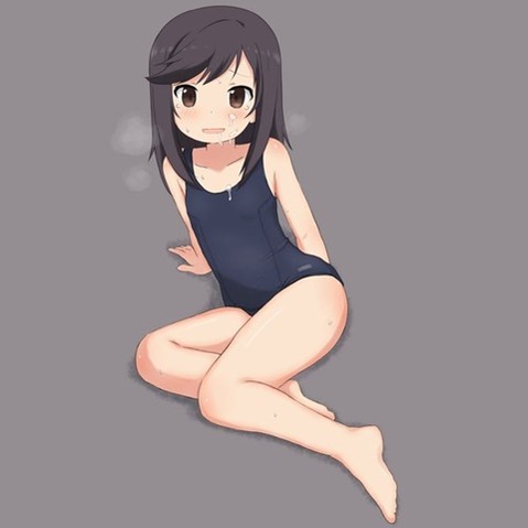 スク水(スクール水着)を着てる可愛い女の子の二次エロ画像⑥　100枚 27