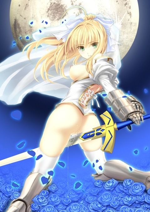 【Fate】セイバーの二次エロ画②　100枚 30
