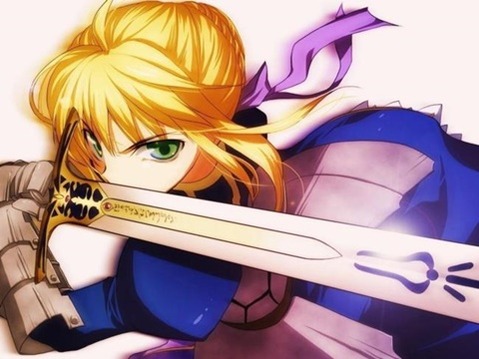 【Fate】セイバーの二次エロ画④　100枚 82