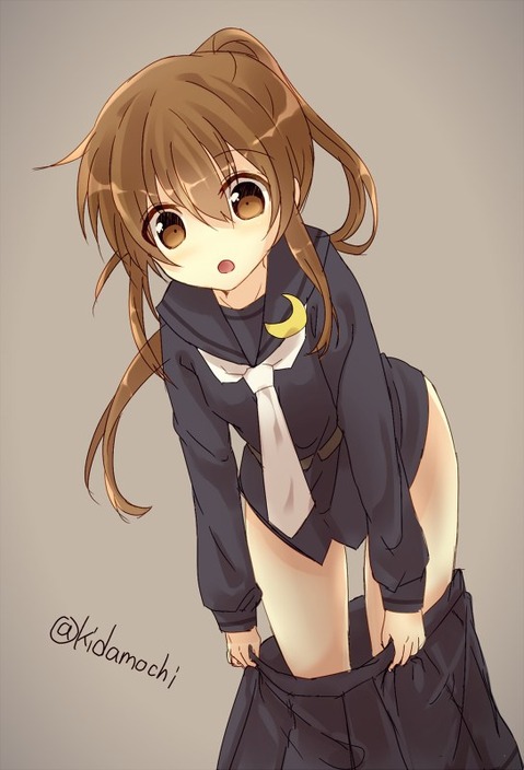【艦これ】文月の二次エロ画像　90枚【艦隊これくしょん】 80