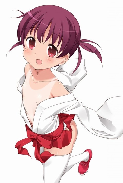 貧乳・微乳・ちっぱいな女の子の二次エロ画像㉑　25枚 1