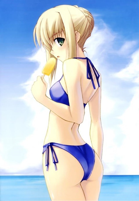 【Fate】セイバーの二次エロ画①　100枚 89