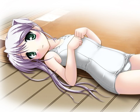 スク水(スクール水着)を着てる可愛い女の子の二次エロ画像⑤　100枚 77